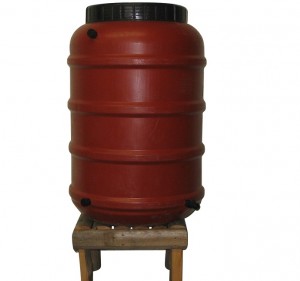 50 Gallon Rain Barrel - Burnt Orange