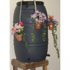 Rain Barrel Plant Hangers