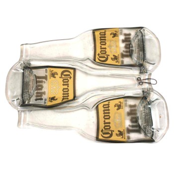 Flat 3 Bottle Beer Bottle Platter