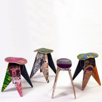 Skateboard Stool