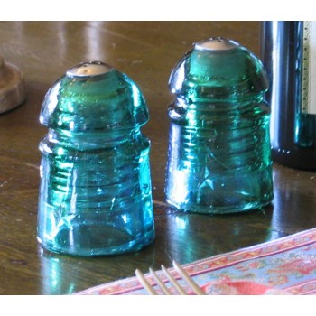 Insulator Salt and Pepper Shakers
