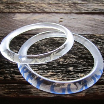 Set of 2 Grey Goose Bangles