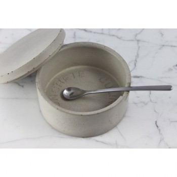 Stone Salt Cellar w/ Scoop 