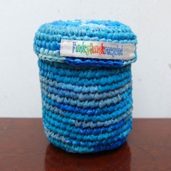 Crocheted Pot With Lid