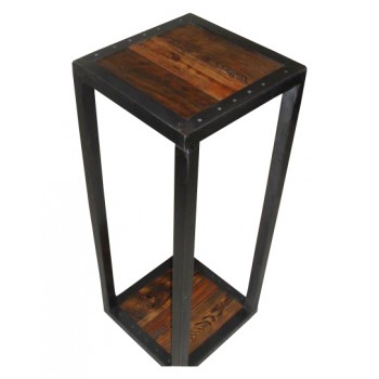 Barn Wood Column Table