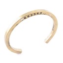 Brass Gun Shell Cuff w/ Diamond