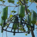 Wine Bottle Candle Chandelier