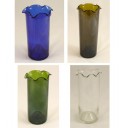 Rippled Glass Vase