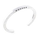 Steel Gun Cuff w/ Diamond