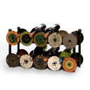 Vintage Spool Wine Rack