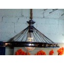Spiraled Rim Hanging Light