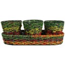 Wrapper Planters with Tray