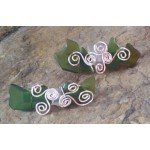 Tumbled Glass Hair Clip Set
