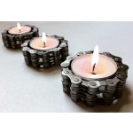 Bike Chain Tea Light Holders