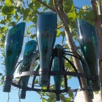 Wine Bottle Candle Chandelier