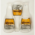 Curved 3 Bottle Platter - Corona