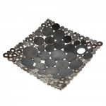 Square Circles & Rings Plate