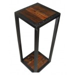 Barn Wood Column Table