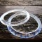 Set of 2 Grey Goose Bangles