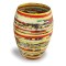 Oval Glass and Paper Vase