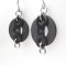 Chain Plate Wheel Earrings