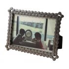 4x6 Bike Chain Picture Frame - Silver