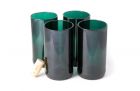 Flat Bottom Wine Bottle Drinking Glass Set