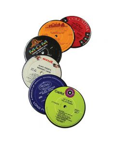 Set of 6 Record Coasters