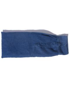 Denim and Cherry Pit Back Log