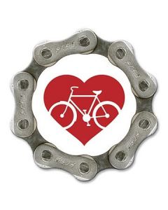 Heart Bike Chain Magnet