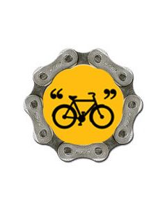 Quotable Bike Chain Magnet