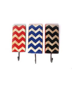 Set of 3 Chevron Hooks