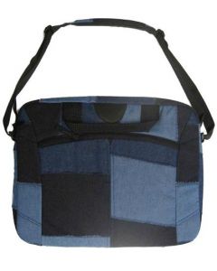 Upcycled Denim Laptop Case
