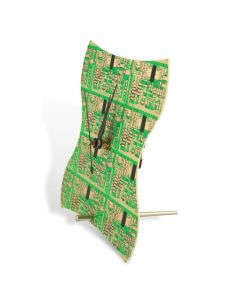 Curvy Circuit Board Clock