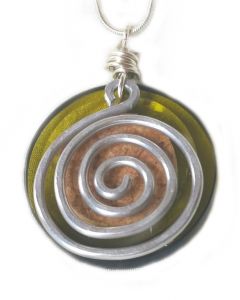 Wine Bottle Diffuser Pendant
