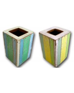 Striped Pen / Tooth Brush Holder