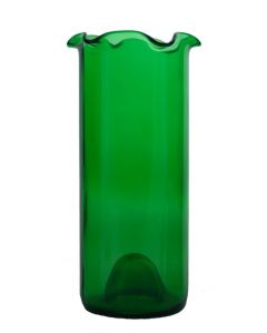 Rippled Glass Vase