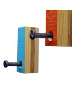 Single Coat Hook from Reclaimed Wood 
