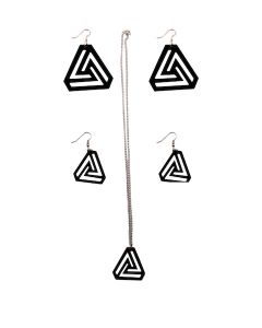 Maze Vinyl Necklace - Large