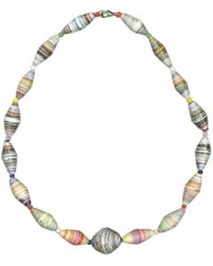 Paper Bead Necklace