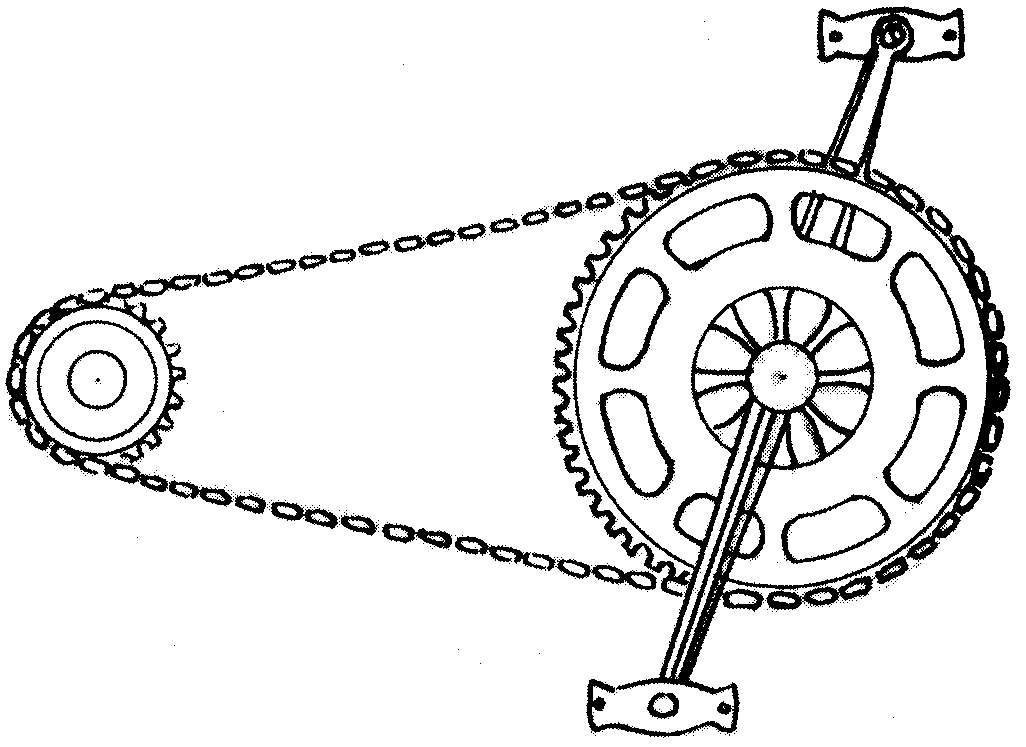 Bike Chain Illustration