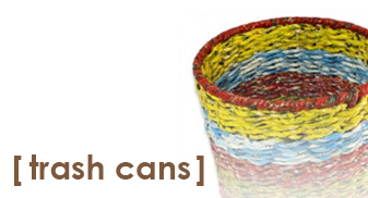 trash cans