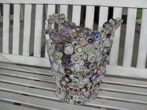 Magazine Trash Can